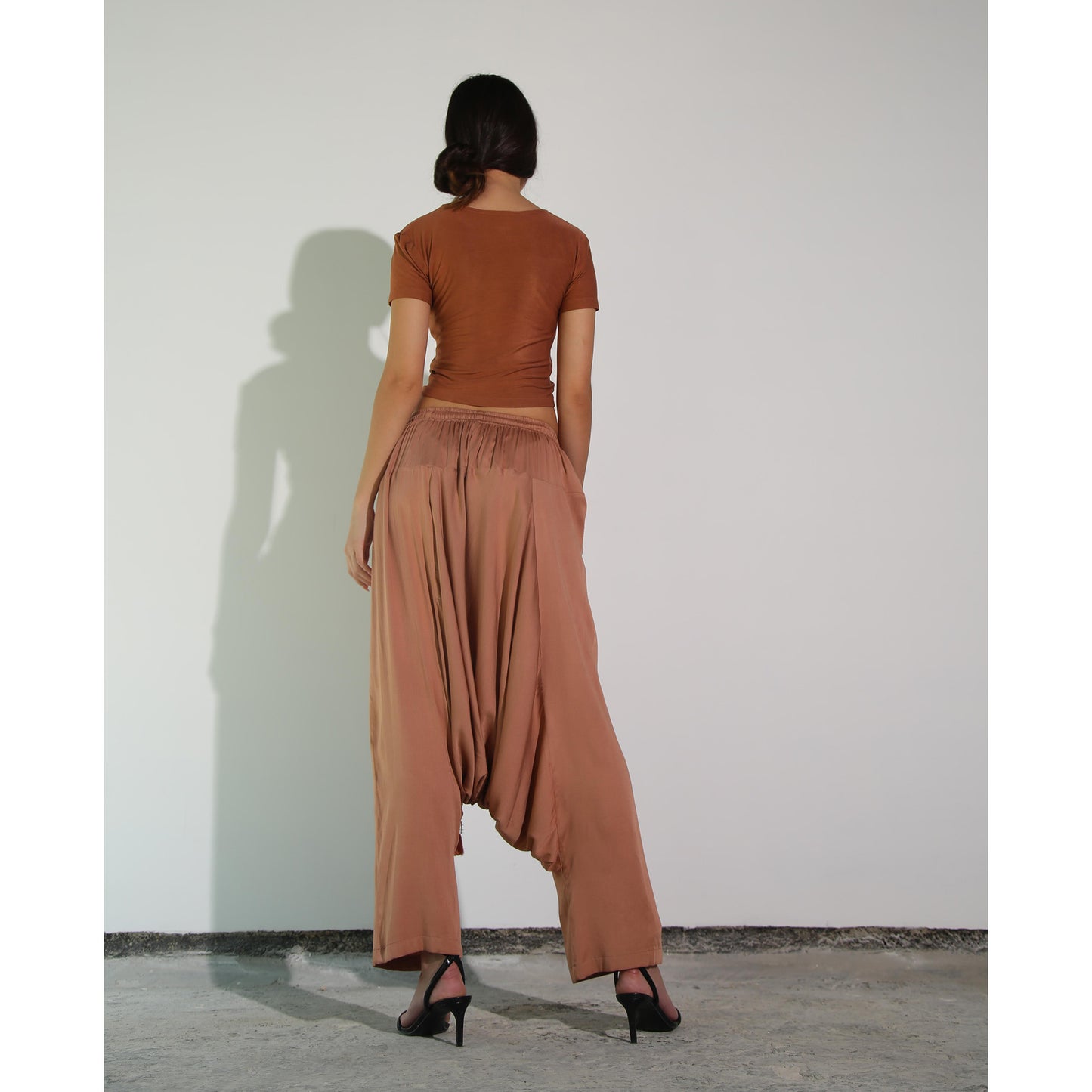 Terracotta Modal Feel Drop Crotch Pant