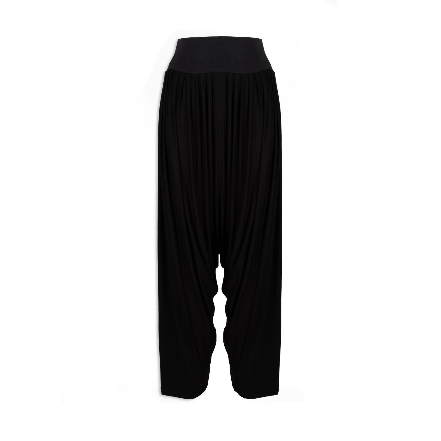 Black Modal Jersey Pant with Stretchable Band