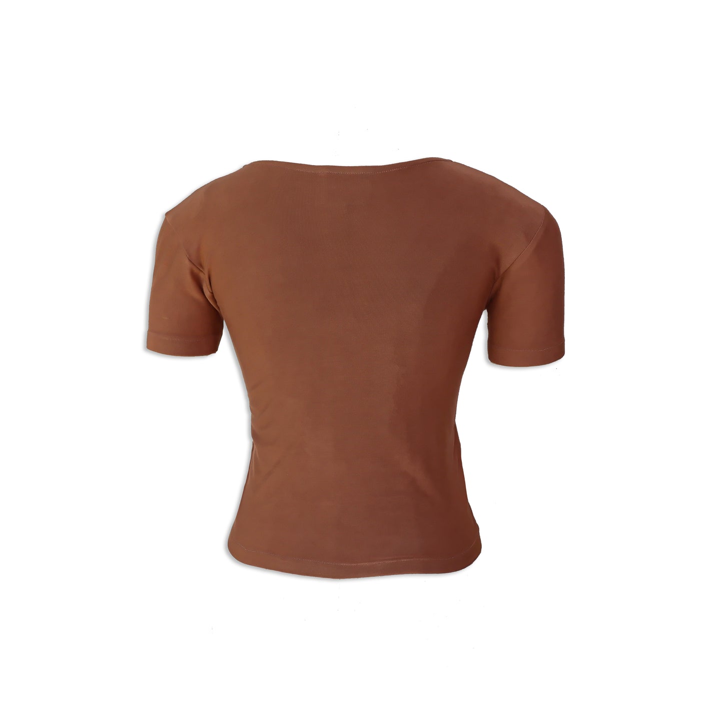 Terracotta Modal Soft Jersey Double Knot Tee