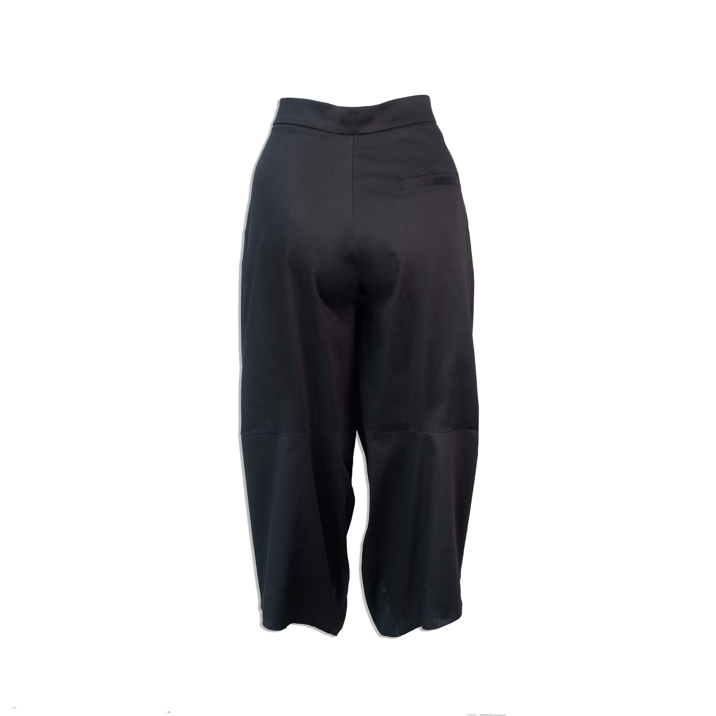 Black Cotton Garçon Pants